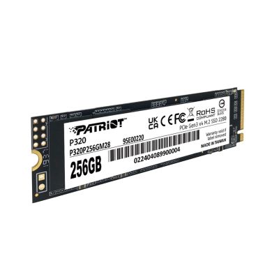 3. SSD Patriot Viper P320 M.2 PCI-Ex4 NVMe 256 GB 2,2 GB/s