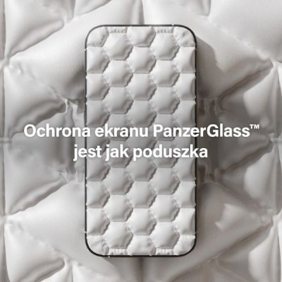 12. PanzerGlass Ultra-Wide Fit gehärtetes Glas mit Positionierer für iPhone 15 Pro