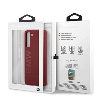 8. BMW Silikon-Signatur-Logo-Hülle für Samsung Galaxy S21+ – Rot
