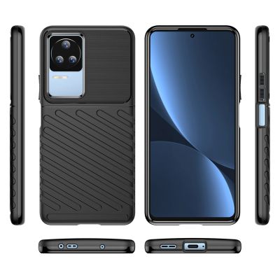 2. Thunder Case Hülle für Xiaomi Poco F4 5G Silikon Armor Case schwarz