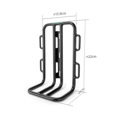 4. Rockbros 33210010001 vorderes Fahrradregal für Fahrradgabel – schwarz