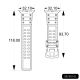 8. Strap Triple Protection für Apple Watch 38 / 40 / 41 mm Armband - weiß