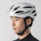 6. Rockbros Fahrradhelm mit Visier, abnehmbarer UV-Schutzbrille, Unisex – Braun