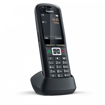 Gigaset R700H PRO DECT-Telefon mit Anrufernamen und -identifizierung (Schwarz)