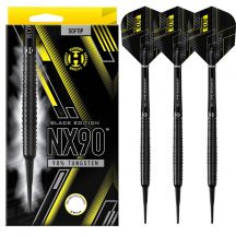 Harrows NX90 Schwarz 90 % Softip-Dartpfeile