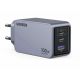2. Ugreen Nexode Pro EU 3-Port GaN PD Schnellladegerät mit USB-C-Kabel, Universal, Schwarz/Grau, internes Schnellladen
