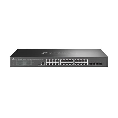 TP-Link Managed L2 JetStream Switch, SG3428, 24 Ports 10/100/1000 Mbit/s, 4 SFP-Steckplätze