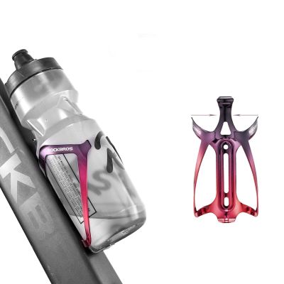 3. Rockbros RKL02 Flaschenhalter aus Aluminium – Schwarz und Rot