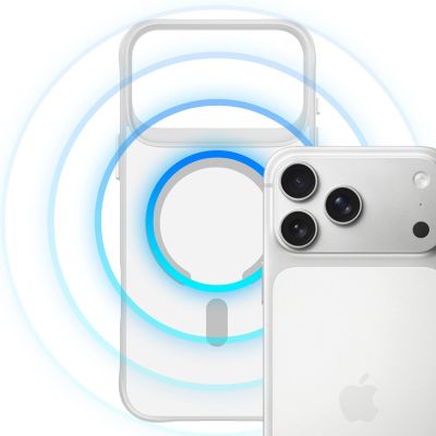 10. 3mk Smoke MagCase für iPhone 17 Pro Max - Weiß-Transparent