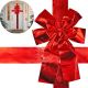 Türschleife 33x42cm rotes Band