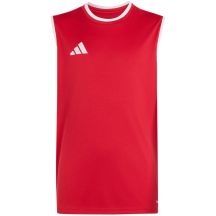 Rotes adidas Entrada 26 Sleeveless Jersey Kindertrikot KB3937
