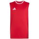 Rotes adidas Entrada 26 Sleeveless Jersey Kindertrikot KB3937