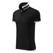 Malfini Collar Up Poloshirt M MLI-25601 Schwarz