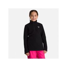 ROSSIGNOL Mädchen Fleece-Sweatshirt mit 1/2 Reißverschluss Schwarz