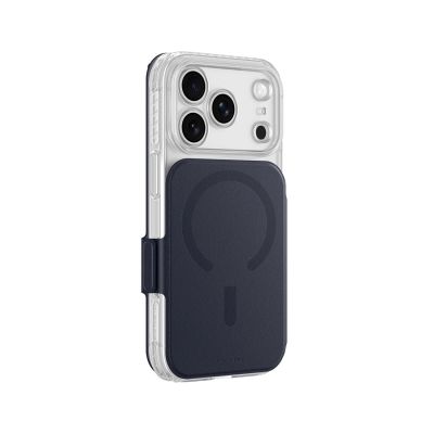 8. AmazingThing Titan Pro Lens Flip Set Hülle für iPhone 18 Pro Max mit Brieftasche, MagSafe-kompatibel – Marineblau