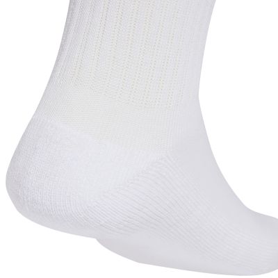 4. adidas Linear Crew gepolsterte Socken, 3 Paar, weiß, KD1717