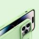 16. Nillkin CamShield Silky Silikonhülle iPhone 14 Pro Max Silikonhülle mit Kameraschutz Blau