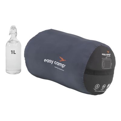 3. Easy Camp 240209 Schlafsack für Erwachsene, Mikrofaser, Oxford, Polyester, Schwarz