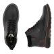 38. Gefütterte wasserdichte Herren-Lederstiefeletten in Schwarz Rieker B3343-00