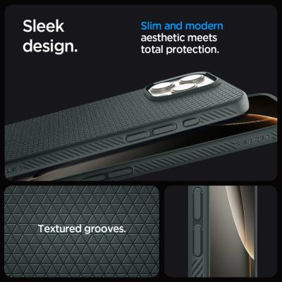 8. Spigen Liquid Air Hülle für iPhone 16 Pro Max – grün