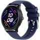2. GRAVITY GT12-2 Damen-Smartwatch, marineblaues Silikonarmband + schwarzes Armband