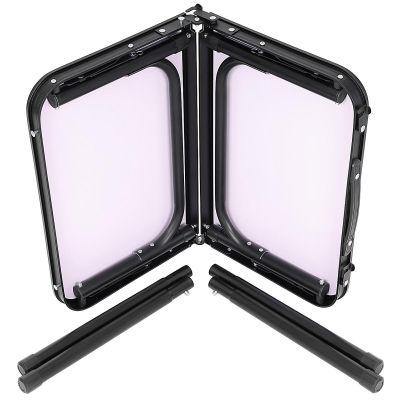 6. Klappbarer Campingtisch 60 x 45 x 25/56 cm, Holz