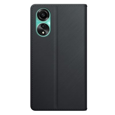 7. 3mk Wallet Case für Oppo A78 4G - Schwarz