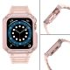 4. Schutzarmband für Apple Watch 42/44/45 mm Panzergehäuse-Armband - Rosa