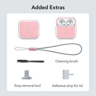 6. ESR Orbit Halolock MagSafe Hülle für AirPods 4 – Pink