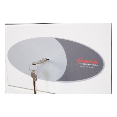 7. Phoenix Safe Co. Fortress II SS1181K Freistehender Tresor 8L Stahl Weiß