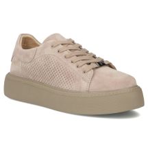 Damen-Lederschuhe, Sneaker, beige, Filippo DP7502/26
