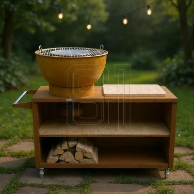 4. Heat Trolle HBBQ.005R rostige Gartenküche