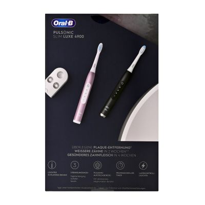 6. Oral-B Pulsonic SlimLuxe 4900 Elektrische Zahnbürste, 2er-Pack