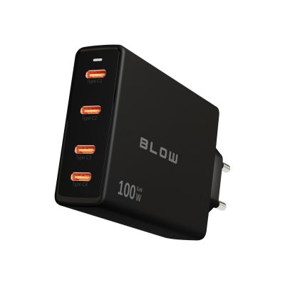 3. BLOW Wandladegerät USB-CX4 PD 100W GAN Schwarz