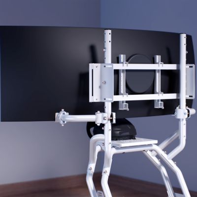 5. Oplite 103865 Flugsimulator-/Rennmonitorständer