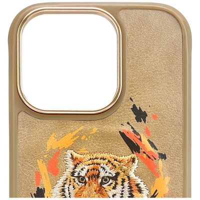 5. Nimmy Tiger MagSafe Hülle für iPhone 16 Pro – braun