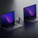 7. Cuktech AD1204U 120W Wandladegerät mit Display und USB-C-Kabel – Silber