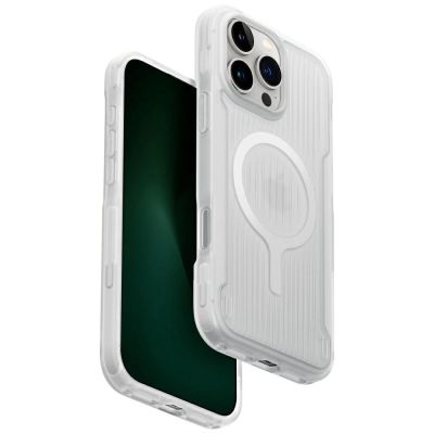 Uniq Combat Active Magclick Ladehülle für iPhone 16 Pro Max - Weiß