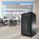 8. Extralink Rack-Schrank 27U 800x800 Schwarz Standend