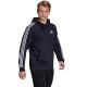 17. adidas Essentials Fleece 3-Streifen Hoodie M GK9073