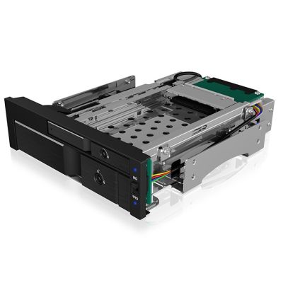 2. ICY BOX IB-173SSK 13,3 cm (5.25") Speicherlaufwerksschublade Schwarz