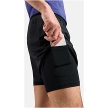 Herren-Shorts Odlo ZEROWEIGHT 5 INCH 2-in-1, schwarz