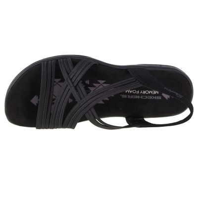 3. Skechers Reggae Slim Simply Stretch Sandalen 163023-BLK Schwarz 36