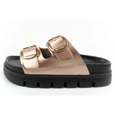 2. Lee Cooper Damenschuhe, Hausschuhe, gold, bequem, Plateau, modisch