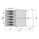 3. Outwell Iowa 6 Air 6-Personen-Tunnelzelt Grau