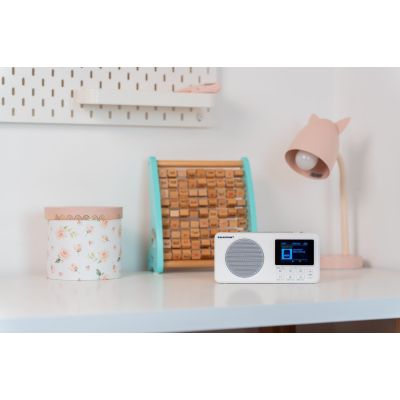 BLAUPUNKT DAB DR6WH tragbares Radio, weiß