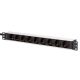 9. Digitus DN-95440 PDU 9-fach Steckdose 1HE Schwarz, Silber