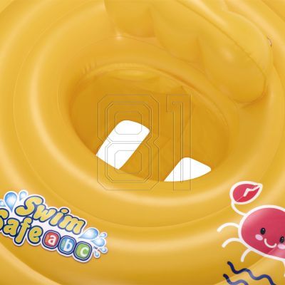 4. Bestway 32096 Swim Safe Wondersplash Round 3-Ring Baby Boat 92800497001