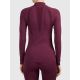 6. Nahtlose, thermische Skiunterwäsche mit schnelltrocknender Ausrüstung – Damen-Langarmshirt 4F 4FWAW26USEAF324-60S