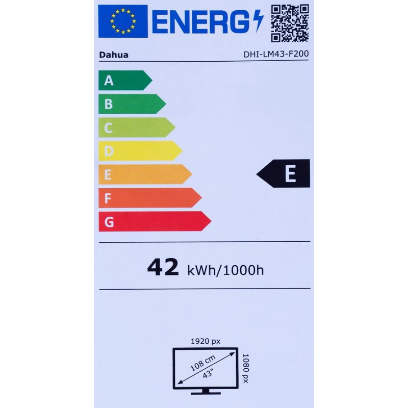 5. DAHUA LM43-F200 MONITOR